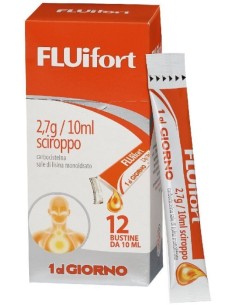 Fluifort Sciroppo 12 Buste 2,7G/10ml 2