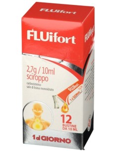 Fluifort Sciroppo 12 Buste 2,7G/10ml
