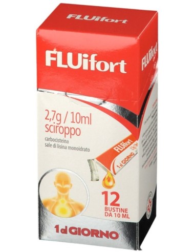 Fluifort Sciroppo 12 Buste 2,7G/10ml