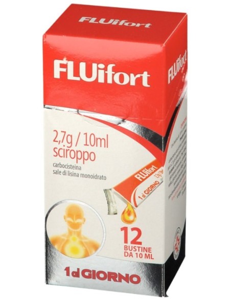 Fluifort Sciroppo 12 Buste 2,7G/10ml