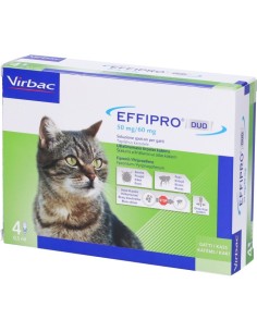 Effipro Duo Spot-On Soluzione 4 Pipette 0,5ml Gatti da 1...