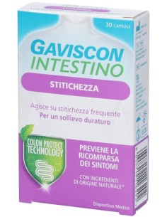 Gaviscon Intestino Stitichezza 30 Capsule
