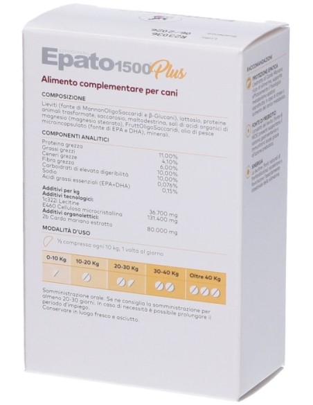 Epato 1500 Plus 32 Compresse Cane