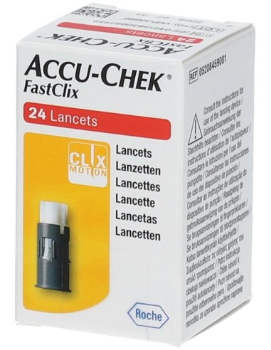 Accu-Chek Fastclix Lancette Pungidito 24 Pezzi