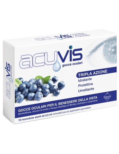 GOCCE OCULARI ACUVIS 10 FLACONCINI 0,5 ML