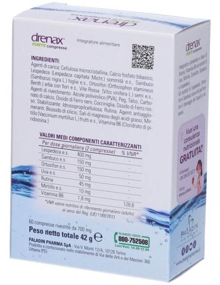 Drenax Forte Mirtillo 60 Compresse