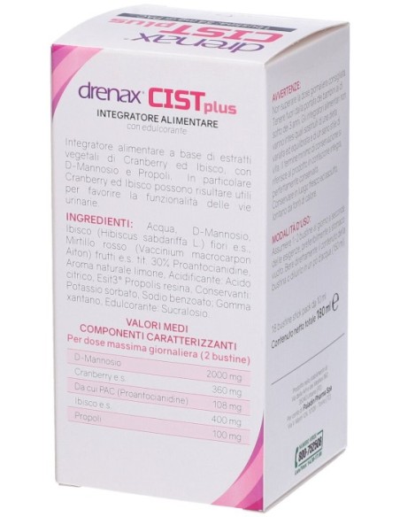 DRENAX FORTE CIST PLUS 18 STICK PACK
