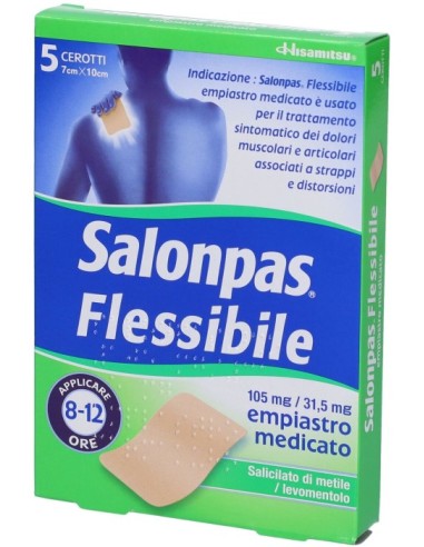 Salonpas Flessibile 5 Cerotti 7x10cm