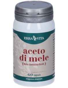Erba Vita Aceto Mele 60 Capsule 550mg