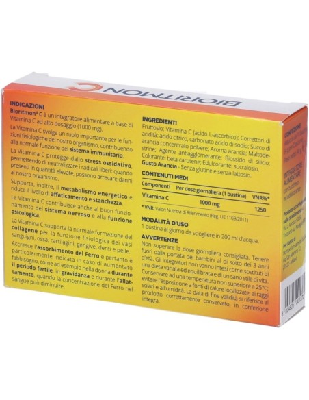 Bioritmon C Vitamina C 1000Mg 10 Bustine