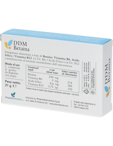 Ddm Betaina 30 Compresse