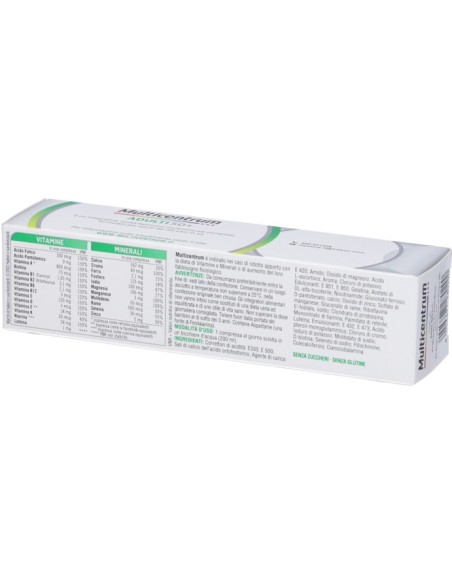 Multicentrum Adulti 50+ Multivitaminico Effervescente 20 Compresse