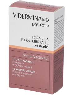 Vidermina Prebiotic Ovuli 10 Pezzi