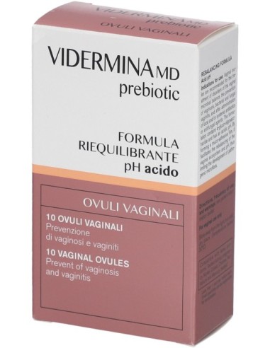 Vidermina Prebiotic Ovuli 10 Pezzi