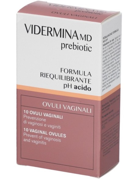 Vidermina Prebiotic Ovuli 10 Pezzi