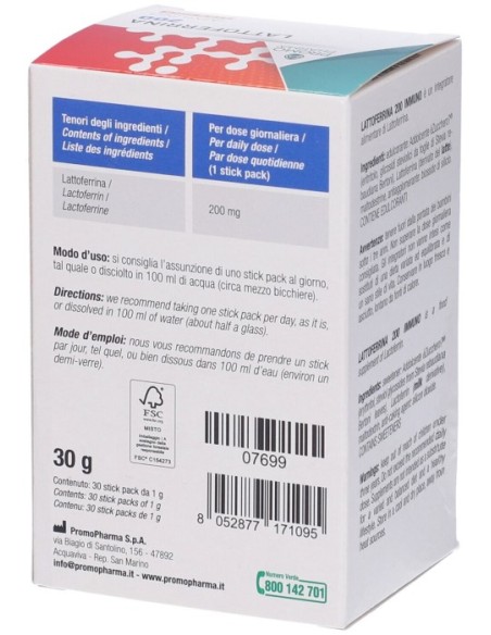 Lattoferrina 30 Stickpack 200mg
