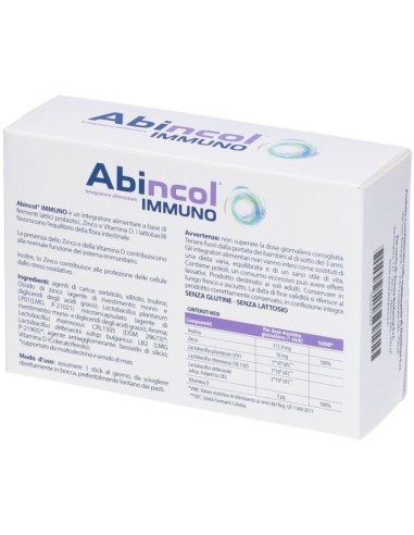 Abincol Immuno 14 Stick Orosolubili