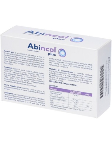 Abincol Plus 14 Stick Orosolubili