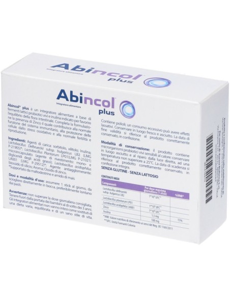 Abincol Plus 14 Stick Orosolubili
