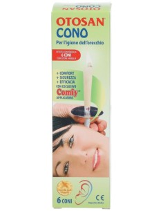 Otosan Cono Igiene Orecchio+Propoli 6 Pezzi