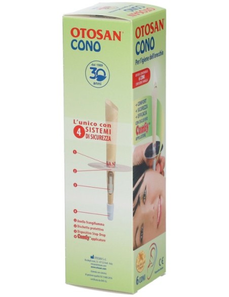 Otosan Cono Igiene Orecchio+Propoli 6 Pezzi