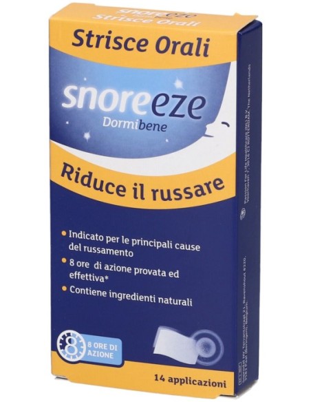 Snoreeze Strisce Antirussamento 14 Pezzi