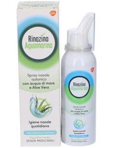 Rinazina Aquamarina Spray Nasale Acqua di Mare e Aloe...