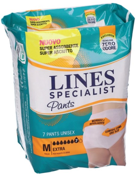Lines Specialist Pants Unisex Extra Taglia M 7 Pezzi