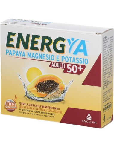 Energya 50+ Papaya Magnesio e Potassio 14 Bustine