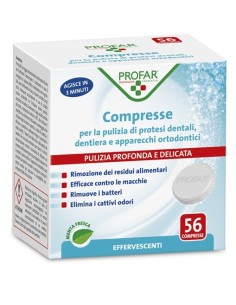 PROFAR COMPRESSE PULIZIA PROTESI...