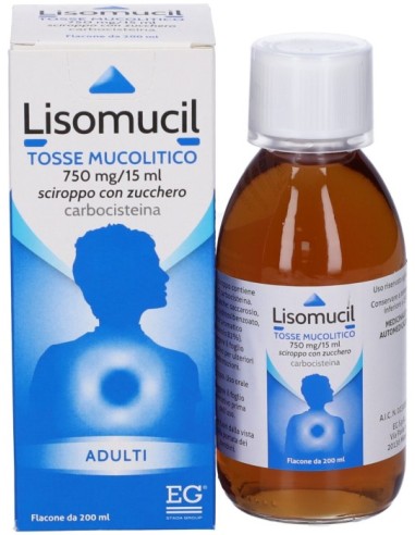 Lisomucil Adulti Sciroppo 200ml 5%