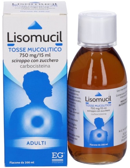 Lisomucil Adulti Sciroppo 200ml 5%