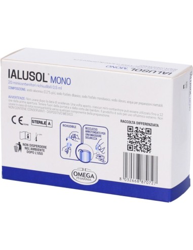 Ialusol Mono Gocce Oculari 20 fiale