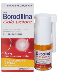 Neoborocillina Gola Dolore Spray 15ml Limone Miele