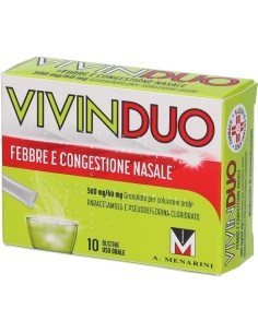 Vivinduo Febbre e Congestione Nasale 10 Buste