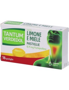 Tantum Verdedol Limone e Miele 16 Pastiglie