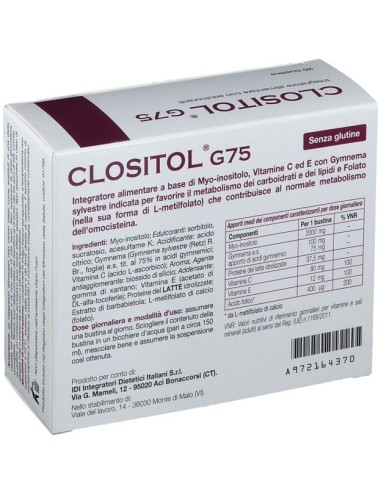 Clositol G75 20 Bustine