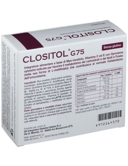 Clositol G75 20 Bustine