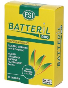 Esi Tea Tree Remedy Batteril 900 - 30 Tavolette Naturali