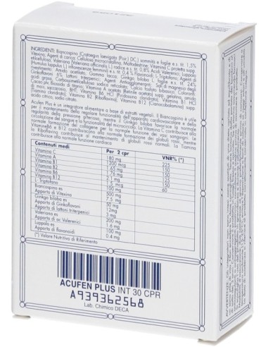 Acufen Plus 30 Compresse
