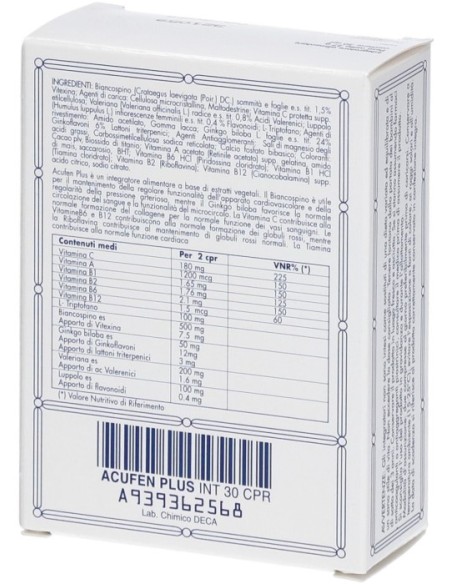 Acufen Plus 30 Compresse