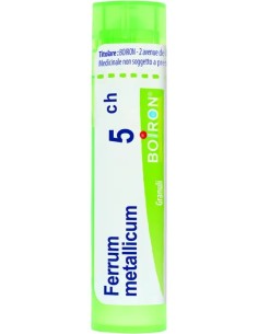 Boiron Ferrum Metallicum 5Ch Tubo 80 Granuli 4g