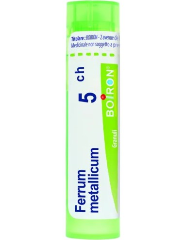 Boiron Ferrum Metallicum 5Ch Tubo 80 Granuli 4g