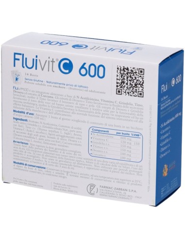 Fluivit 600 C 14 Bustine