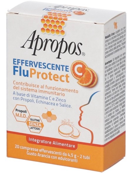 Apropos Effervescente C Fluprotect 20 Compresse
