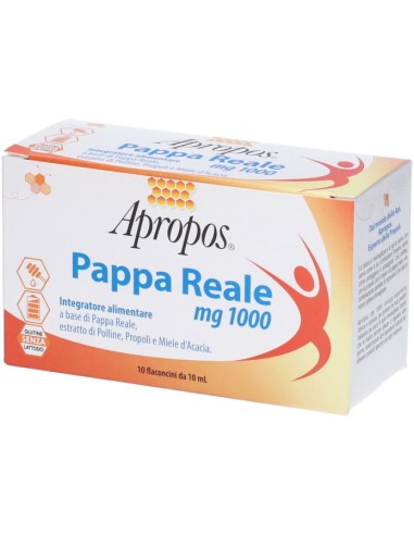 Apropos Pappa Reale 1000mg 10 Flaconcini