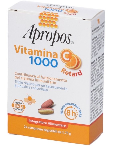 Apropos Vitamina C 1000 Retard 24 Compresse