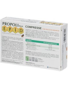 Propoli Plus Epid Arancia 20 Compresse Masticabili 2