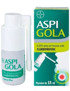 AspiGola Spray 0,25% Flurbiprofene 15ml