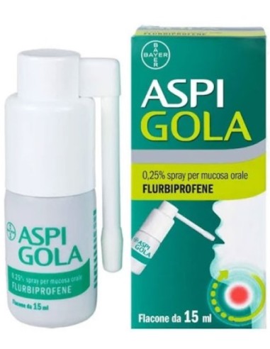 AspiGola Spray 0,25% Flurbiprofene 15ml